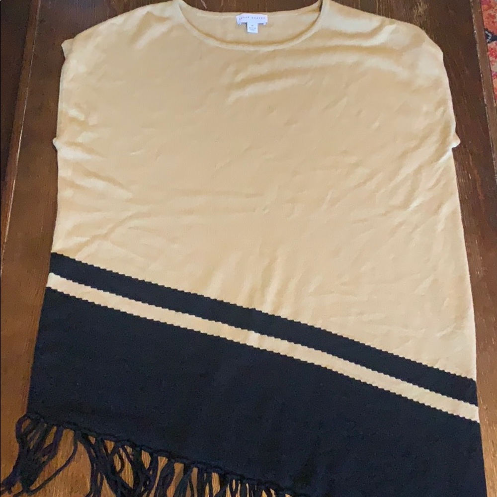🔥 3 for $10 🔥 Susan Graver Tan and Black Sweater